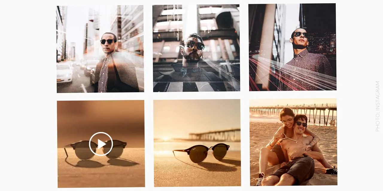 Occhiali da aviatore Ray Ban a specchio - Occhiali da sole di marca come tendenza estiva