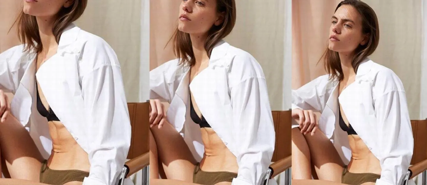 La modella Corinna Ingenleuf - Attraverso la bellezza interiore sulla copertina di Elle e Marie Claire