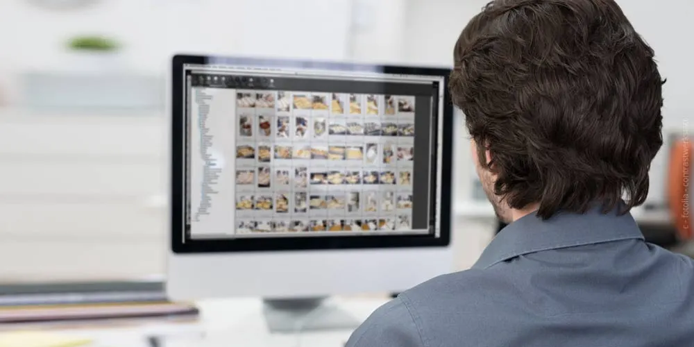Portafoglio fotografi - selezionare le foto, creare un portfolio, progettare l'applicazione