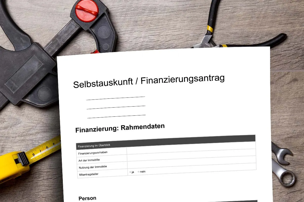 Autodenuncia per la banca: acquisto di una casa & appartamento - Sparkasse, Volksbank & Co.