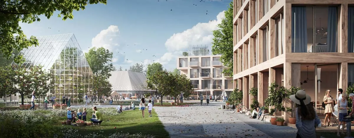 Colonia Kreuzfeld: sta nascendo un nuovo quartiere "WoodHood"! Appartamenti con protezione climatica