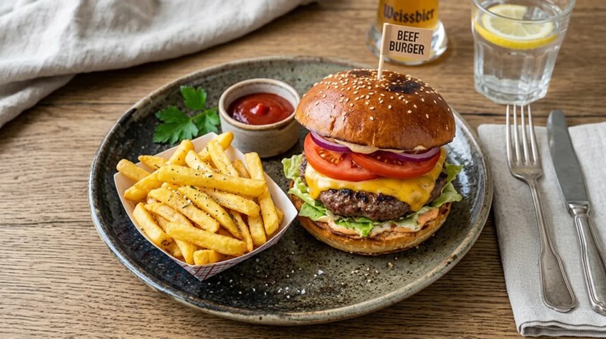Cheeseburger al cannabis appena grigliato — la ciliegina sulla torta del barbecue