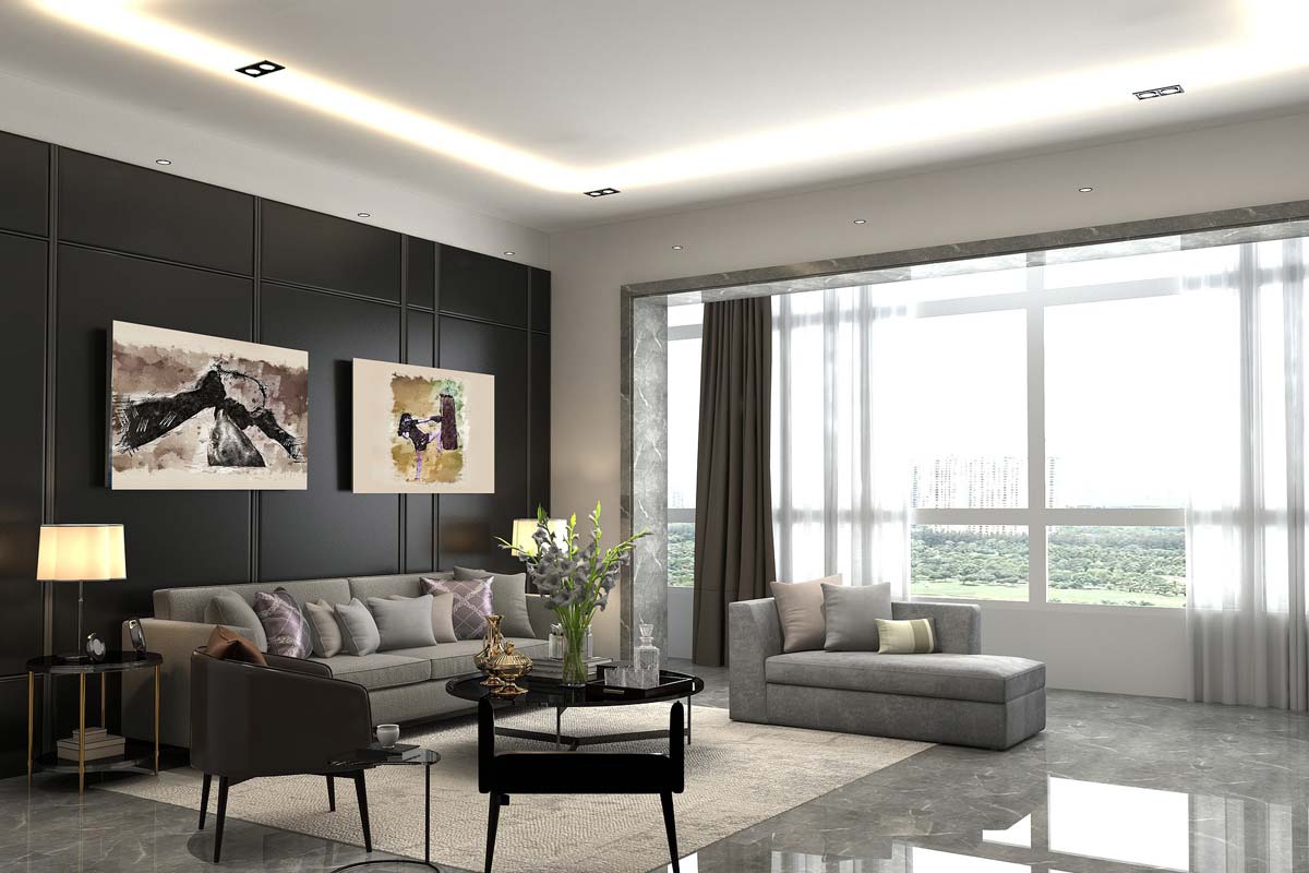 wohnzimmer-modern-einrichten-ideen-inspiration-tipps-dekoration-möbel-sofa-couch-lampe-tisch-fenster